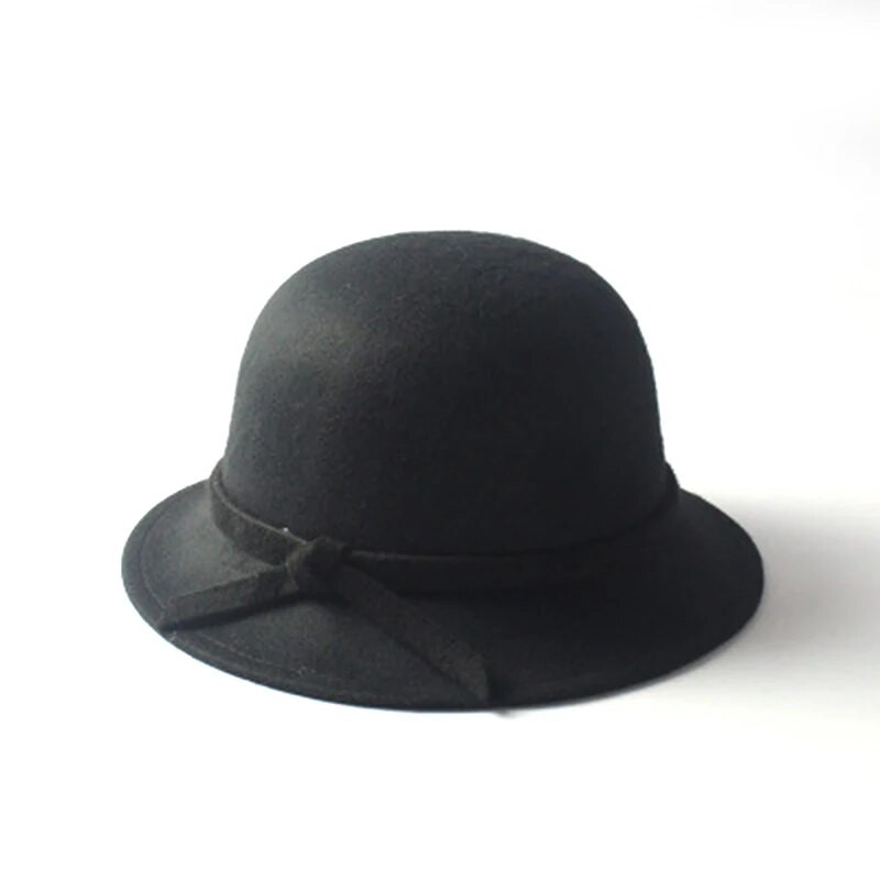 2019. gada jauns rudens ziemas modes silts vilnas filcs sieviešu Fedoras cepures priekšgala kausa vāciņš Top cepure nedeformēta Fedoras cepures sievietēm