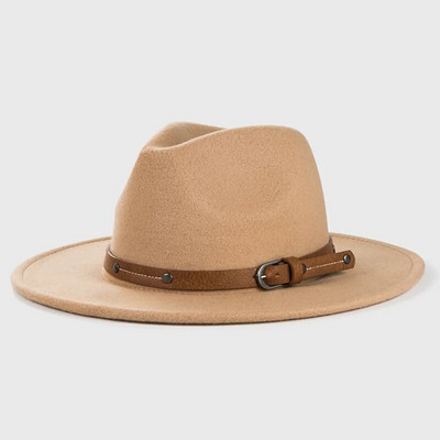 Vintage džeza cepure vīriešiem sievietēm ziemas pavasaris, platām malām, apaļas bowler Fedora cepures unisex britu baznīcas filca cepures