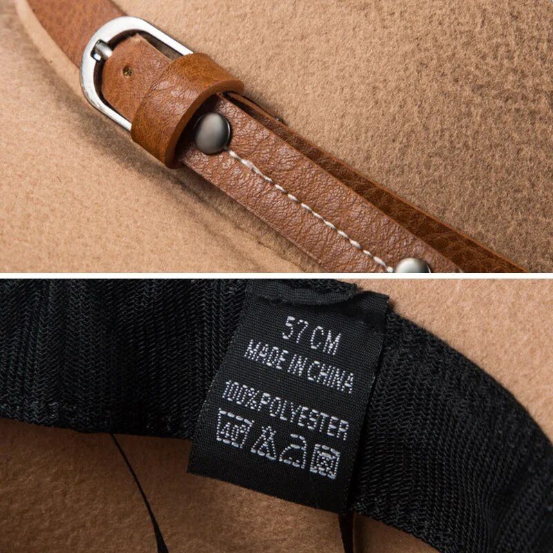 Vintage džeza cepure vīriešiem sievietēm ziemas pavasaris, platām malām, apaļas bowler Fedora cepures unisex britu baznīcas filca cepures