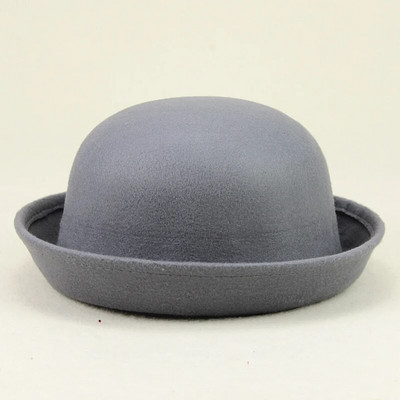 Korejas versija Dome Girl Performance Stage Džeza cepure vienkrāsains Pavasaris Vasaras Pieaugušo Mode Jauna Sarkana Filca cepure sieviešu Cepurīte