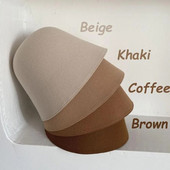 Klasiskas krāsas Alpaka Retro vilnas kausa cepure Rudens un ziemas salda, jauka ins Klasisks vāciņš Modes Solid Versatile Basin Skullies