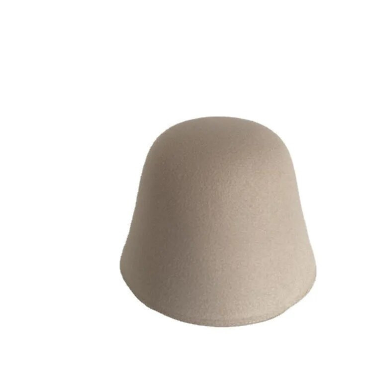 Klasiskas krāsas Alpaka Retro vilnas kausa cepure Rudens un ziemas salda, jauka ins Klasisks vāciņš Modes Solid Versatile Basin Skullies