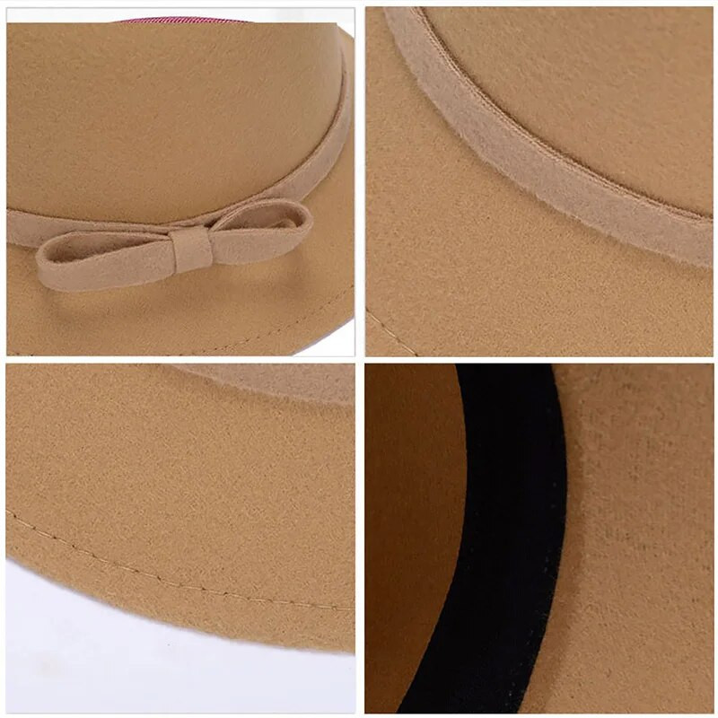 Siltas vilnas filca cepures sievietēm rudens ziemas priekšgala kausa vāciņš augšējā cepure Eleganta vispiemērotākā beretes beanie cepures vairumtirdzniecība шляпа женская