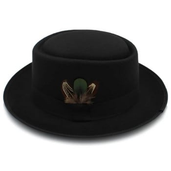 Γυναικείο καπέλο χοιρινό πίτας από φθινοπωρινή τσόχα για Lady Crushable καπέλο BREAKING BAD Hat Walter Θηλυκό καπέλο χειμερινό ρετρό Fedora
