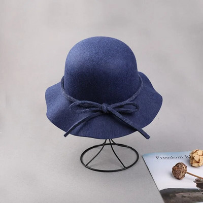 Vilnos kepurė rudens žiemos mados imitacija vilnos retro baseino kepurė