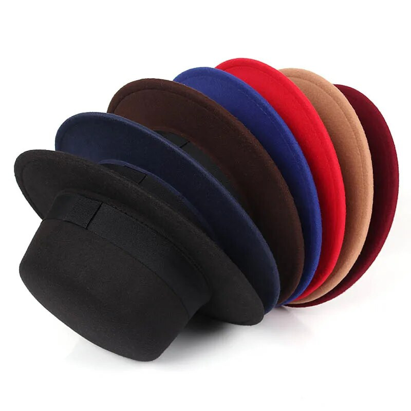 Naiste Fedora müts, naiste 2023. aasta talvine klassikaline täisviltkübar, meeste laia äärega chapeau femme, vanaaegne must naine, Fedoras