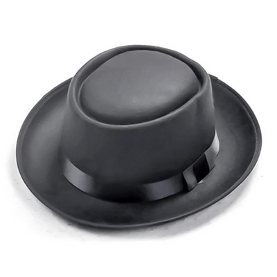 Britu stila vintage Fedoras vilnas filcs Fedora cepures sieviešu rudens ziemas modes ziedi kauls gadījuma ballīte vienkrāsains cepures cepures