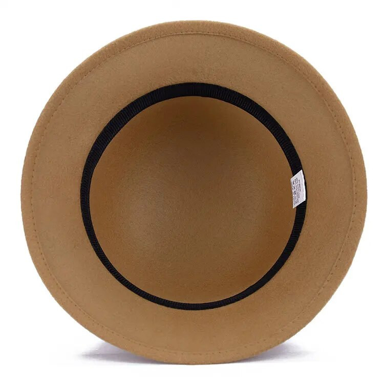 BomHCS naiste moemitatsioon villane Fedorase soe talvemüts kaarega F16919MZ4