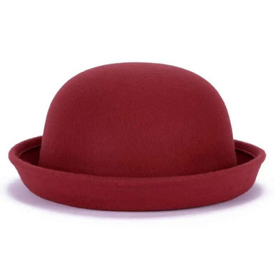 BomHCS Solid Corol Есен Пролет Зима Дамска топла шапка Fedoras Дамска модна вълнена шапка 16919MZ8