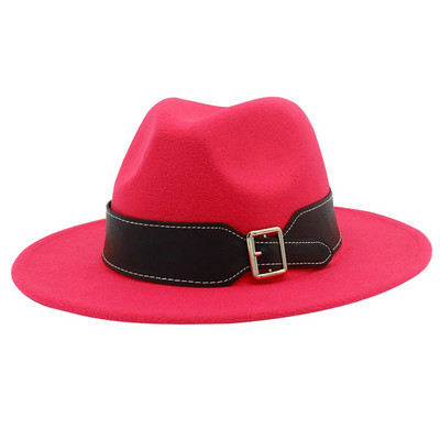 Naiste talveleopardimustriga laia vööga džässimüts kahevärvilise laia äärega Fedora Hat Ranch müts, mis sobib pidude festivalideks