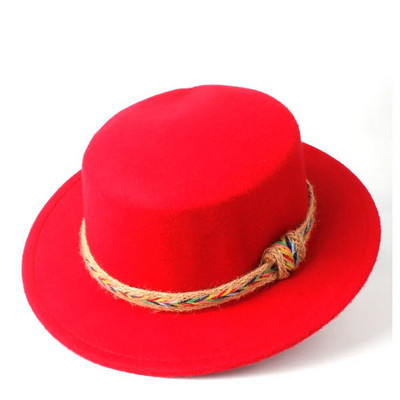 Naiste villane lameda ülaosaga Fedora müts Elegantne daami talvine laia äärega kirikumüts õues reisimiseks põnev müts vabaaja müts Suurus 56-58cm