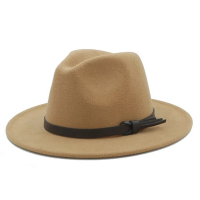 Vintage sieviešu vilnas Gangster Trilby filca Fedora cepure ar platām malām ziemas eleganta Lady Jazz Sombrero cepure L18