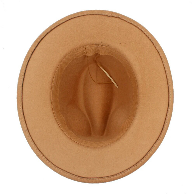 Vintage sieviešu vilnas Gangster Trilby filca Fedora cepure ar platām malām ziemas eleganta Lady Jazz Sombrero cepure L18