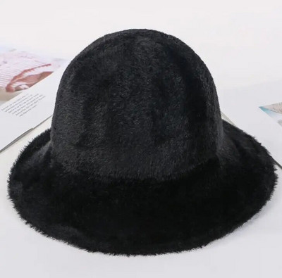 2019. gada korejiešu ziemas kausa cepure sievietēm Jauna, bieza samta ūdeles dāmu, masīva, silta āra zvejnieka cepure Panama Gorras