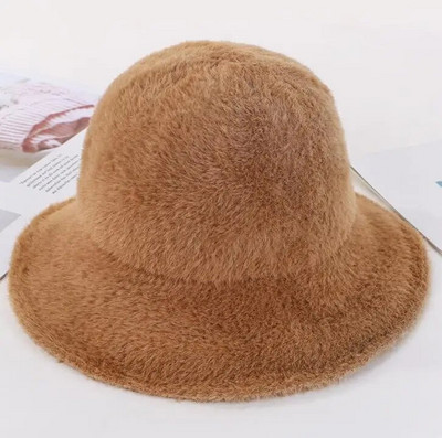 2019. gada korejiešu ziemas kausa cepure sievietēm Jauna, bieza samta ūdeles dāmu, masīva, silta āra zvejnieka cepure Panama Gorras