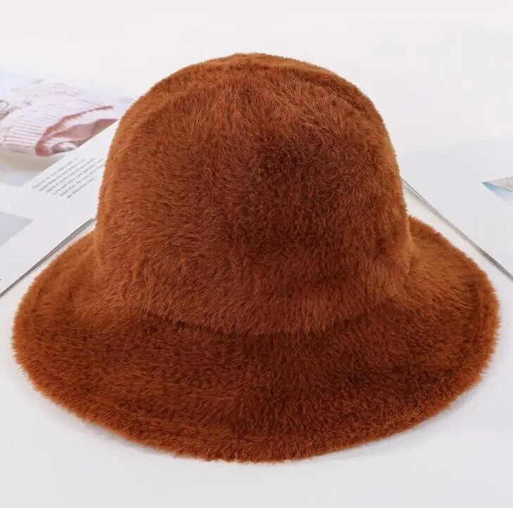 2019. gada korejiešu ziemas kausa cepure sievietēm Jauna, bieza samta ūdeles dāmu, masīva, silta āra zvejnieka cepure Panama Gorras