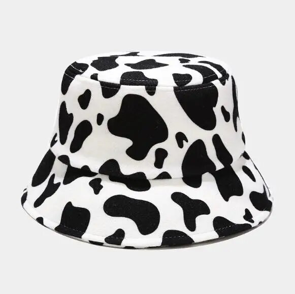 Karsts dizains ziemas Leoparda vilnas kausa cepures sievietēm Meiteņu govs apdruka plīša bieza silta Panama melna balta zvejnieka cepures