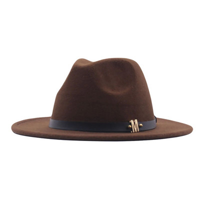 Panama turvavöö naiste lai klassikaline pandlaga villane müts Fedora floppy hat pesapallimütsid Mõnikord veini pesapallimüts