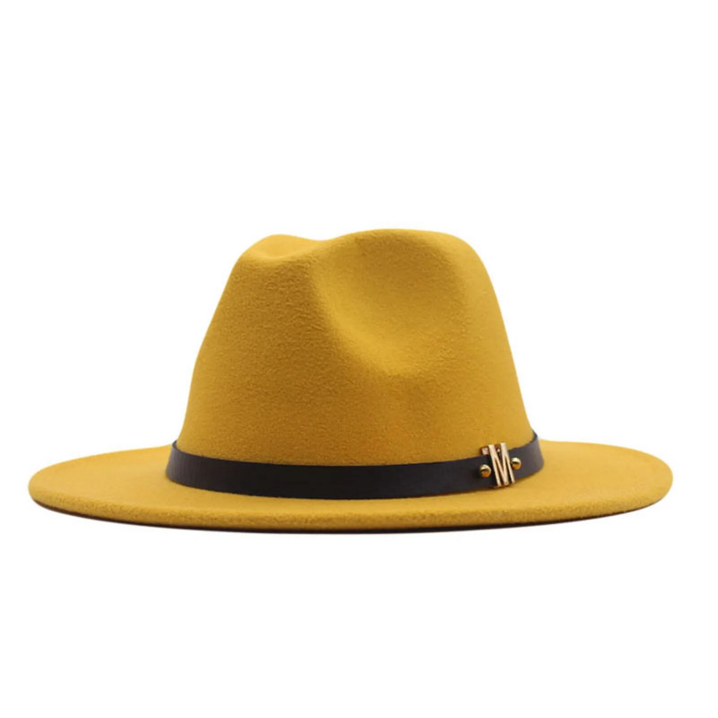 Panama turvavöö naiste lai klassikaline pandlaga villane müts Fedora floppy hat pesapallimütsid Mõnikord veini pesapallimüts