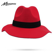 Vintage naiste laia äärega sooja segu vildist müts Bowler Trilby Fedoras müts kauboimüts sügistalv Briti stiilis kirikumütsid