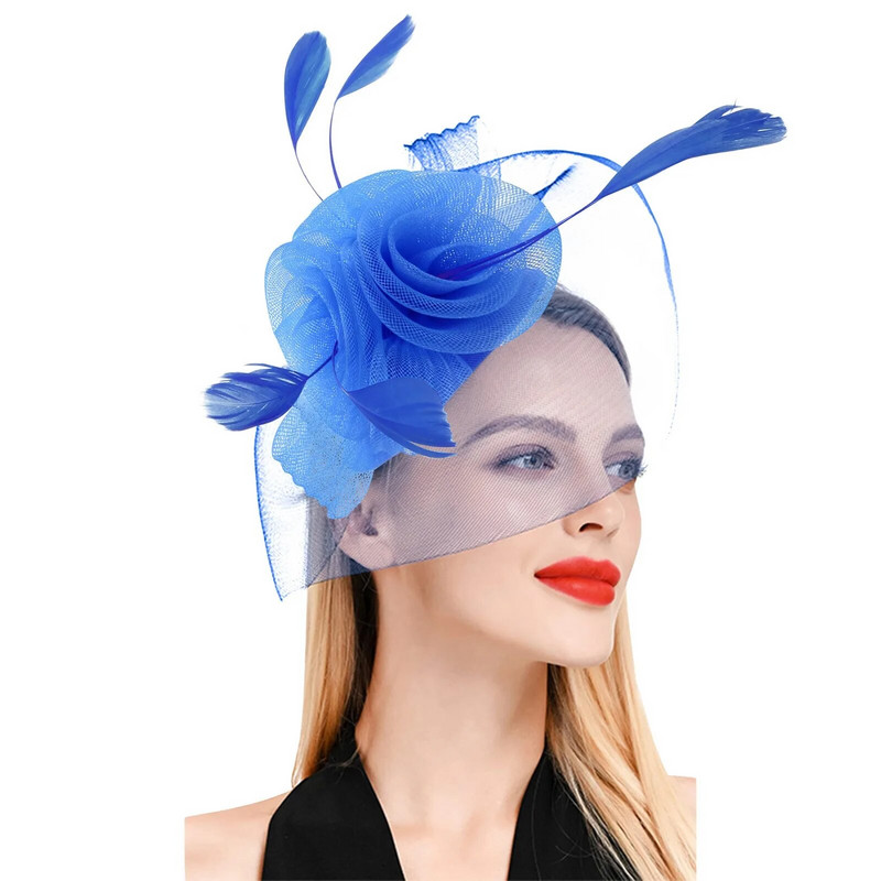 Pălării pentru femei Fascinators Pălărie cu flori pentru femei pentru petrecere de ceai Cocktail Ball Nuntă Biserică Healthcare Bentite