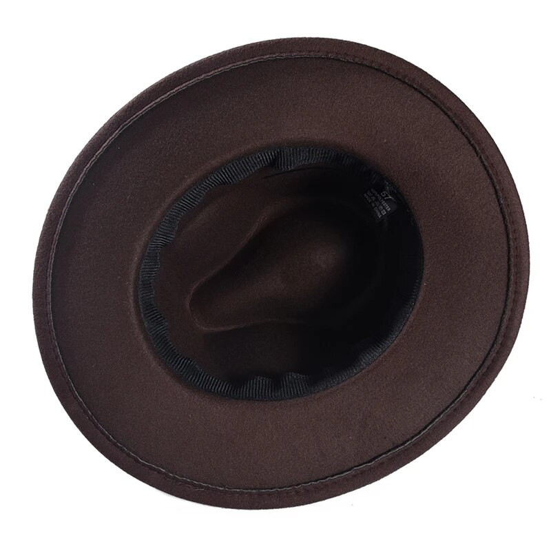 Imixlot jauns elegants modes platas malas jostas sprādzes džeza Fedora cepures sievietēm vīriešu šarms rudens ziemas āra silta filca cepure