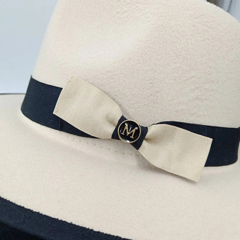 Fedora rudens un ziemas jauna vīriešu un sieviešu loka džeza cepure Eiropas un amerikāņu stila filca cepure