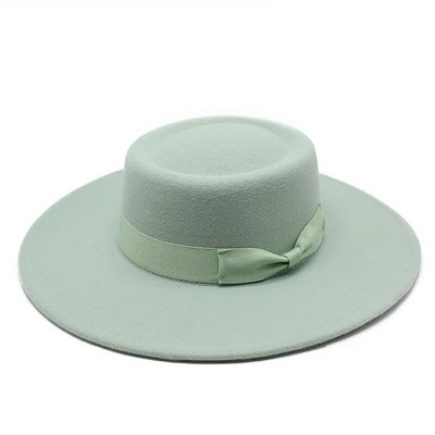 2021. gada ziemas Fedora cepures sievietēm Modes, plakanas, platas malas, vilnas filca Džeza Fedora cepures vīriešiem, sarkana gotika, vintage kāzu cepure