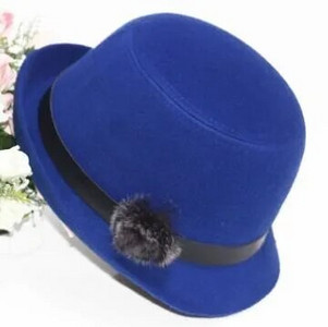 Jauna sieviešu cepure Rudens ziemas kupola cepure Džeza cepures matu bumbas dekorēšana Fedoras Trend Panama Sieviešu cepure Brīvā laika ballīte Spains cepure