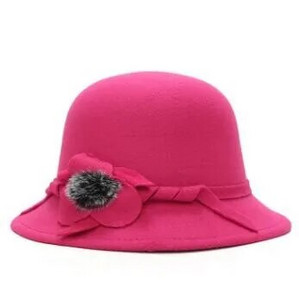 Jauna modes Panama sieviešu cepure Rudens Ziemas Fedoras Sieviešu Eleganti Ziedi Dekorācija Sombrero Party Topper Bucket Cepure