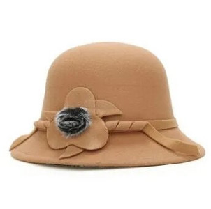 Jauna modes Panama sieviešu cepure Rudens Ziemas Fedoras Sieviešu Eleganti Ziedi Dekorācija Sombrero Party Topper Bucket Cepure