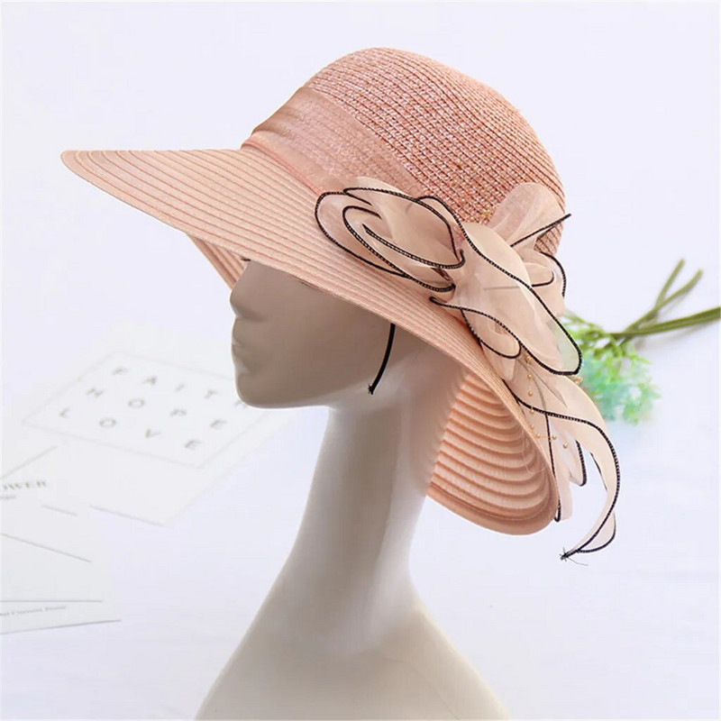 Дамска църковна ежедневна шапка Fascinator Булчинско чаено парти Сватбена шапка Шапка Туризъм