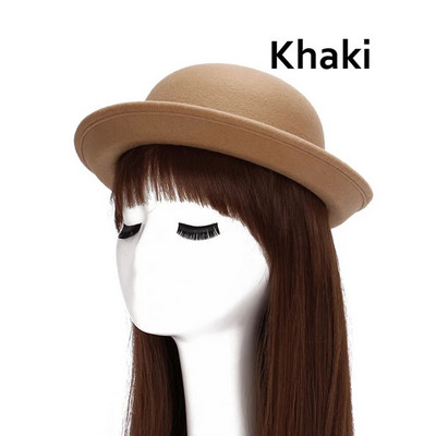 Жени, Англия, дами, есен, зима, фланцова вълнена филцова реколта, елегантна куполна шапка