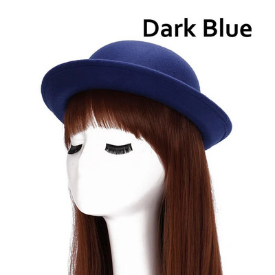 Жени, Англия, дами, есен, зима, фланцова вълнена филцова реколта, елегантна куполна шапка