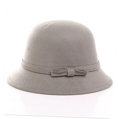 Zīmols Ziemas Rudens Vilnas Sieviešu Sieviešu Fedoras Džeza cepures Eiropas amerikāņu apaļas cepures Bowler cepures fascinējošās cepures baznīcas cepures