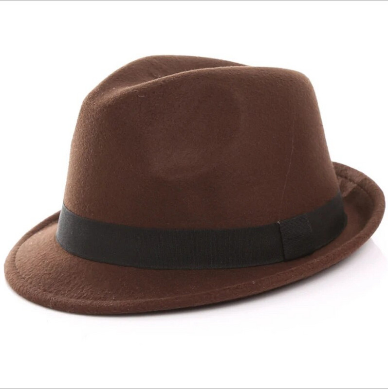 Zīmols Ziemas Rudens Vilnas Sieviešu Sieviešu Fedoras Džeza cepures Eiropas Amerikas apaļas cepures Bowler cepures fascinējošās cepures britu