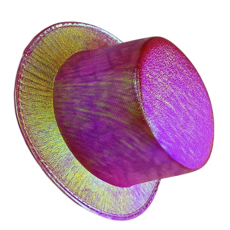 Plokščia kepurė suaugusiems kostiuminė kepurė Cosplay vakarėlio kepuraitė Unisex scenos rekvizitai Panamos kepurė