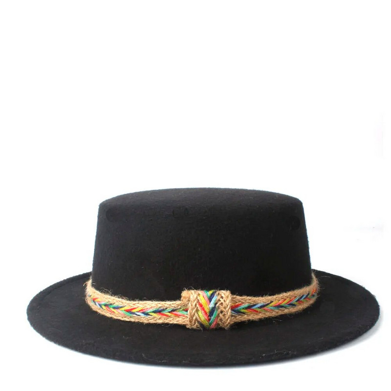 Naiste villane lameda ülaosaga Fedora müts Elegantne daami talvine laia äärega kirikumüts õues reisimiseks põnev müts vabaaja müts Suurus 56-58cm