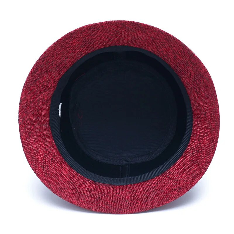 3D Flower Women Fedora Lady Solid Color British Hat Church Wedding Bowler Panama Cap Зима Есен Топли джаз шапки Female Bennet