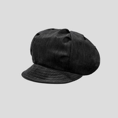 Sügis ja talv Pehme äärega kaheksanurkne müts sügisene nõgus kuju mood kõik Briti retromaalija hipster ajalehemüts