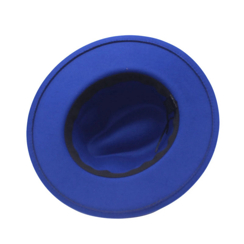 Винтидж шапки Fedora за жени и мъже Sunbonnet с колан с катарама Wide Brim Hat Gorras Unisex Classic Floppy Wool Caps шляпа