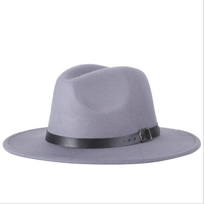 Josta vienkrāsains sieviešu sarkana filca cepure rudens ziemas modes vienkārša paisuma korejiešu versija Džeza cepure pieaugušajiem vāciņš