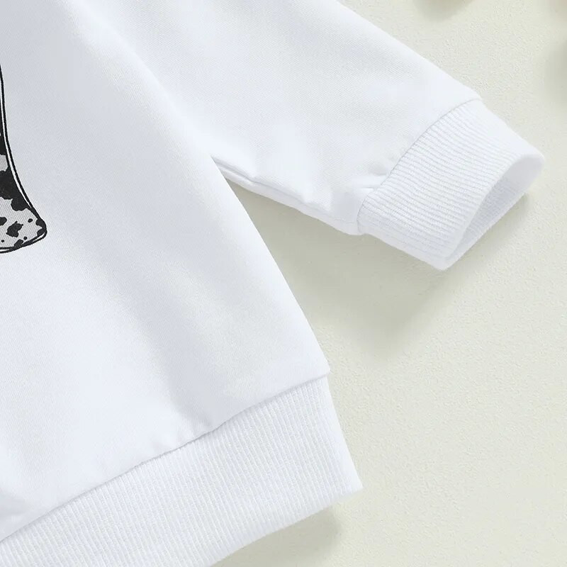 Ikdienas jauni zēnu tērpi ar garām piedurknēm Apģērbi Modes ar burtiem apdrukāti džemperi, topi Elastīgie bikses, tērpi mazuļa rudens apģērbam