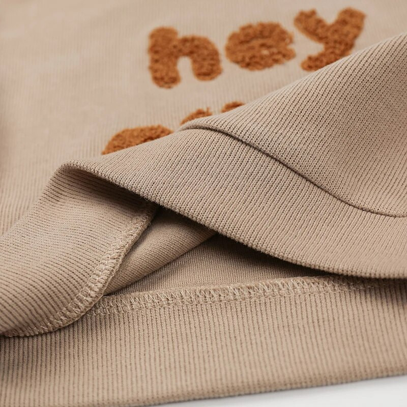 Eiropa Baby Cotton Kintting Apģērbu komplekti Bērni Zēni Meitenes Pavasara Apģērbi Brīvi Treniņtērps Puloveri Topi+Bikses 2Gb Apģērbi