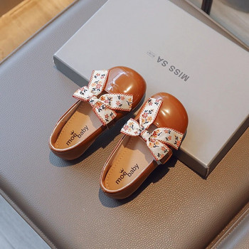 Παπούτσια Princess για κορίτσια Riband Flower λουστρίνι Γλυκό Παιδικό Loafers Κάλυμμα Toe Elegant 23-34 Shallow Kids Flats Spring