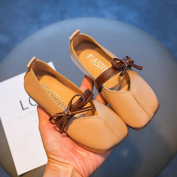 Детски обувки с равни обувки Кожени обувки за бебе момиче Ежедневни обувки за момиче с панделка Детски обувки за момичета за малко дете Mary Janes Summer