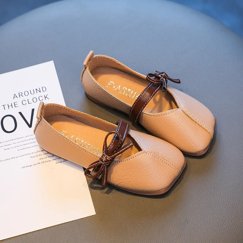 Lastejalatsid Lamedad Nahast Beebi Tüdrukute Kingad Kubusõlmega Tüdrukute vabaajajalatsid Laste Väikelapse Tüdrukute jalatsid Mary Janes Suvi