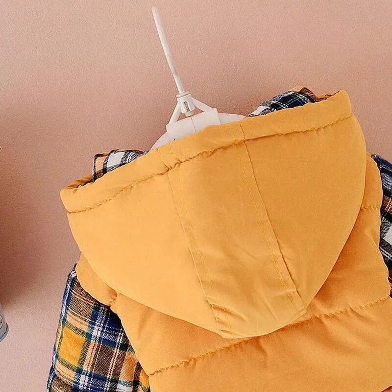 Új 2023-as kisfiú téli ruha öltöny szett meleg kabát+nadrág hosszú ujjú kabát kis ruha garnitúra divatruhák 0-4 éves korig