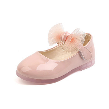 Детски обувки за момичета Принцеса Балетни апартаменти Парти сватбени обувки Bowknot PU кожени обувки Детски летни апартаменти 1-6 г.