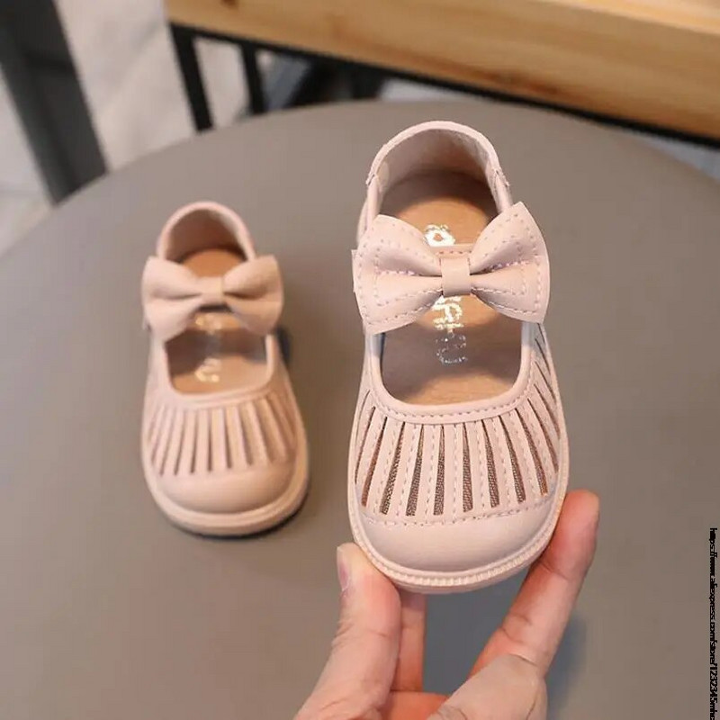 Kids Girls Summer Mīksto zoli Zieds Solid Ikdienas Sandales Princeses Apavi bērniem Jauni Pavasara Bērnu Apavi Bērnu Ikdienas apavi